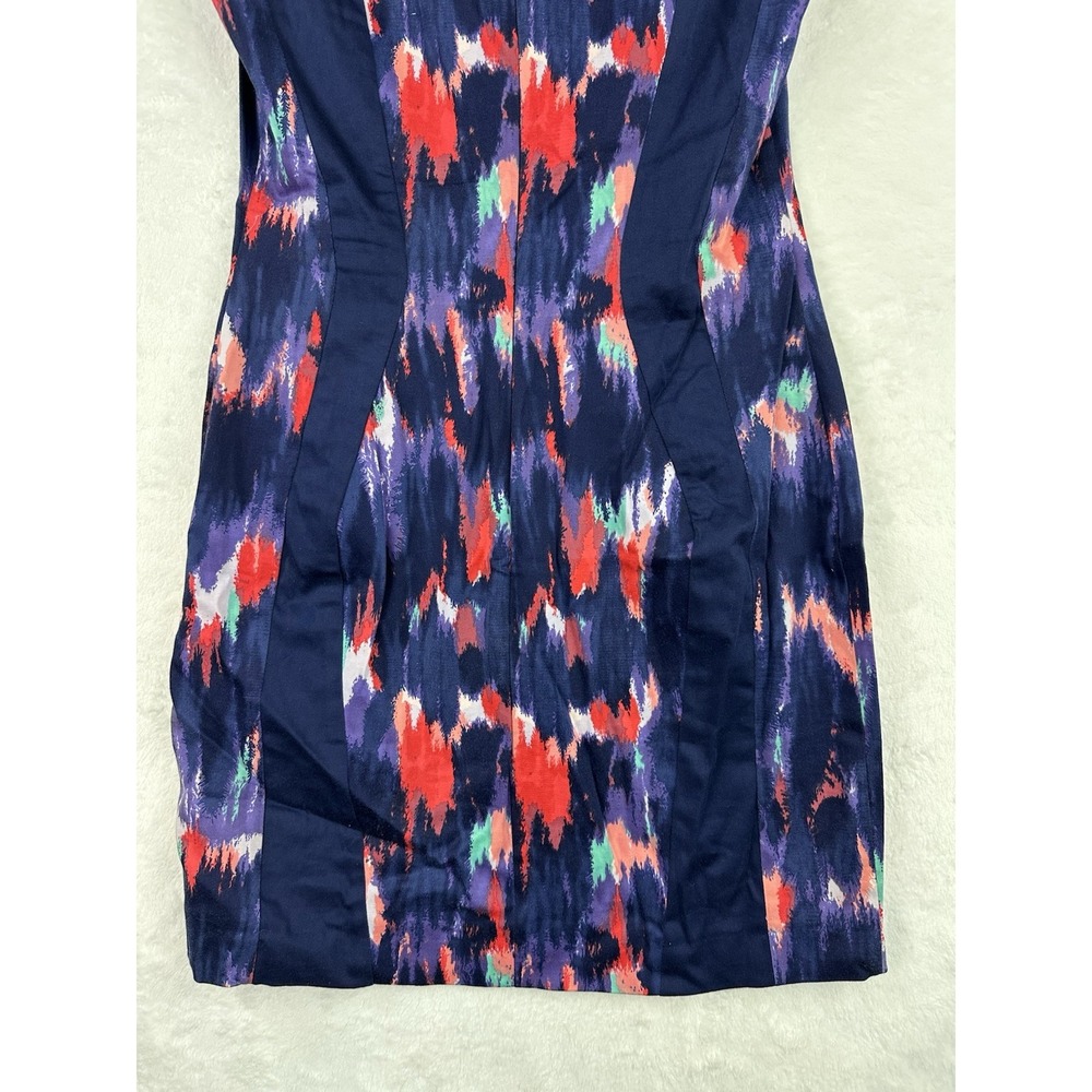 French Connection Womens Navy Blue Sleeveless Above The Knee Sheath Dress 6 - Picture 12 of 13